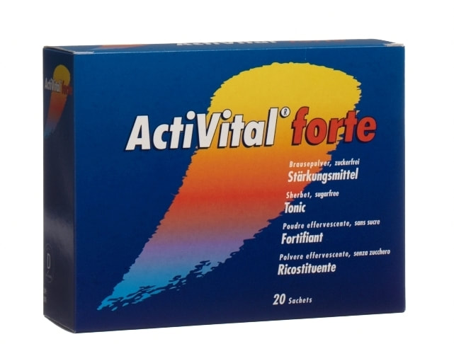 ACTIVITAL forte pdr eff orange limette sach 20 pce