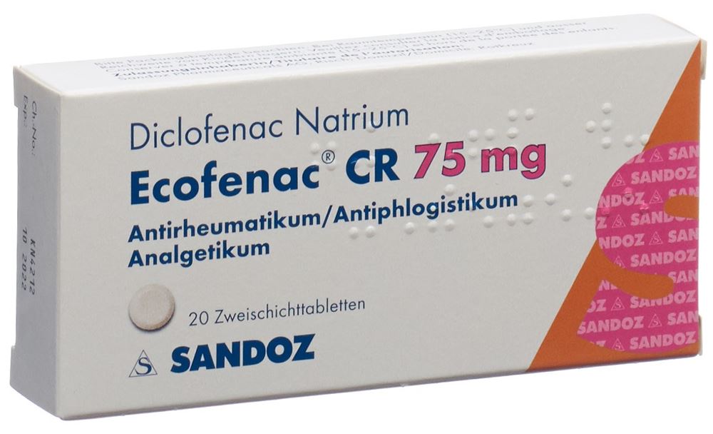 ECOFENAC CR cpr 75 mg 20 pce