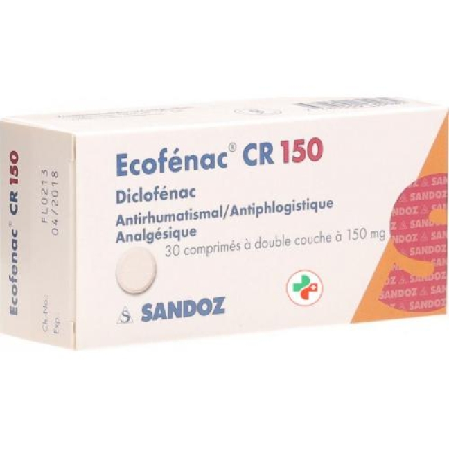 ECOFENAC CR cpr 150 mg 10 pce
