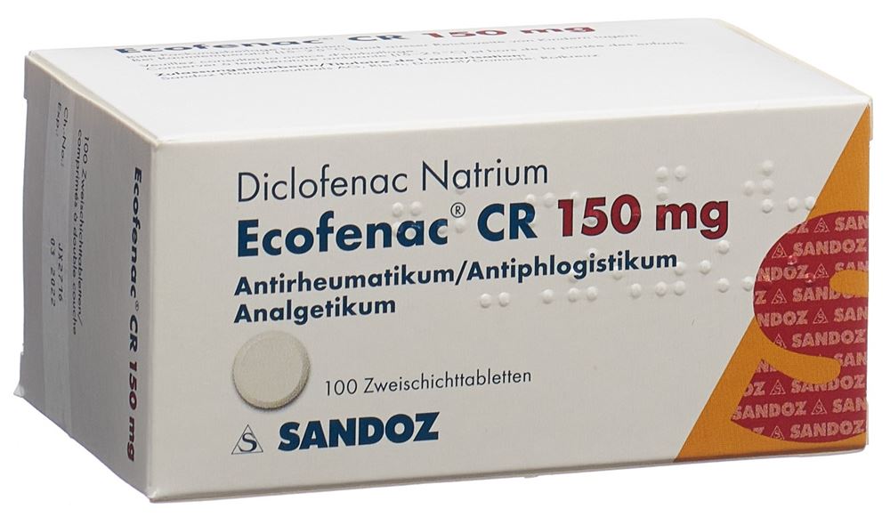 ECOFENAC CR cpr 150 mg 100 pce