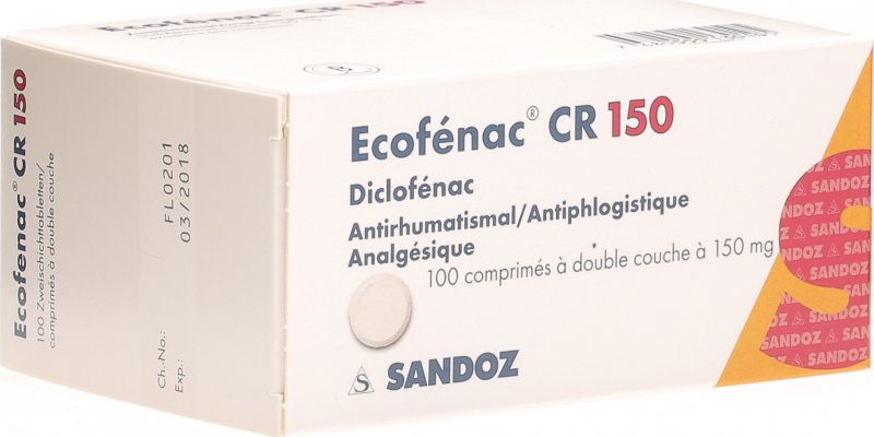ECOFENAC CR cpr 150 mg 100 pce