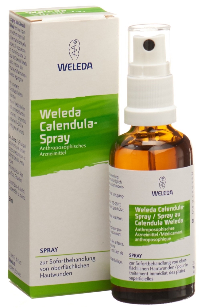 Weleda Calendula-Spray, Spray zur Anwendung auf der Haut