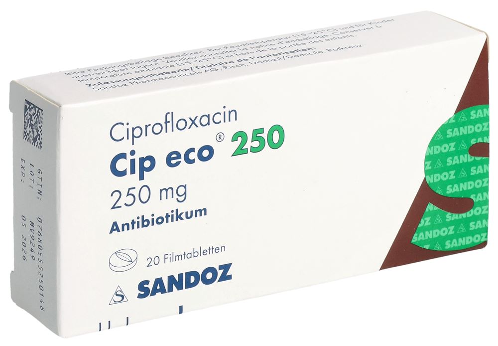 Cip eco 250, Filmtabletten