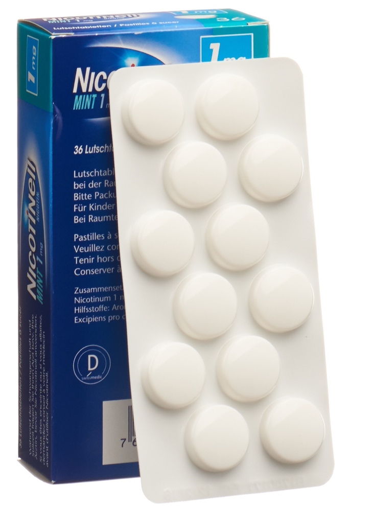 NICOTINELL cpr sucer 1 mg mint 36 pce