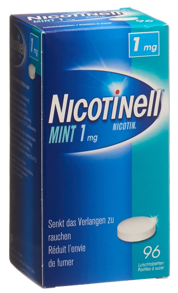 NICOTINELL cpr sucer 1 mg mint 96 pce