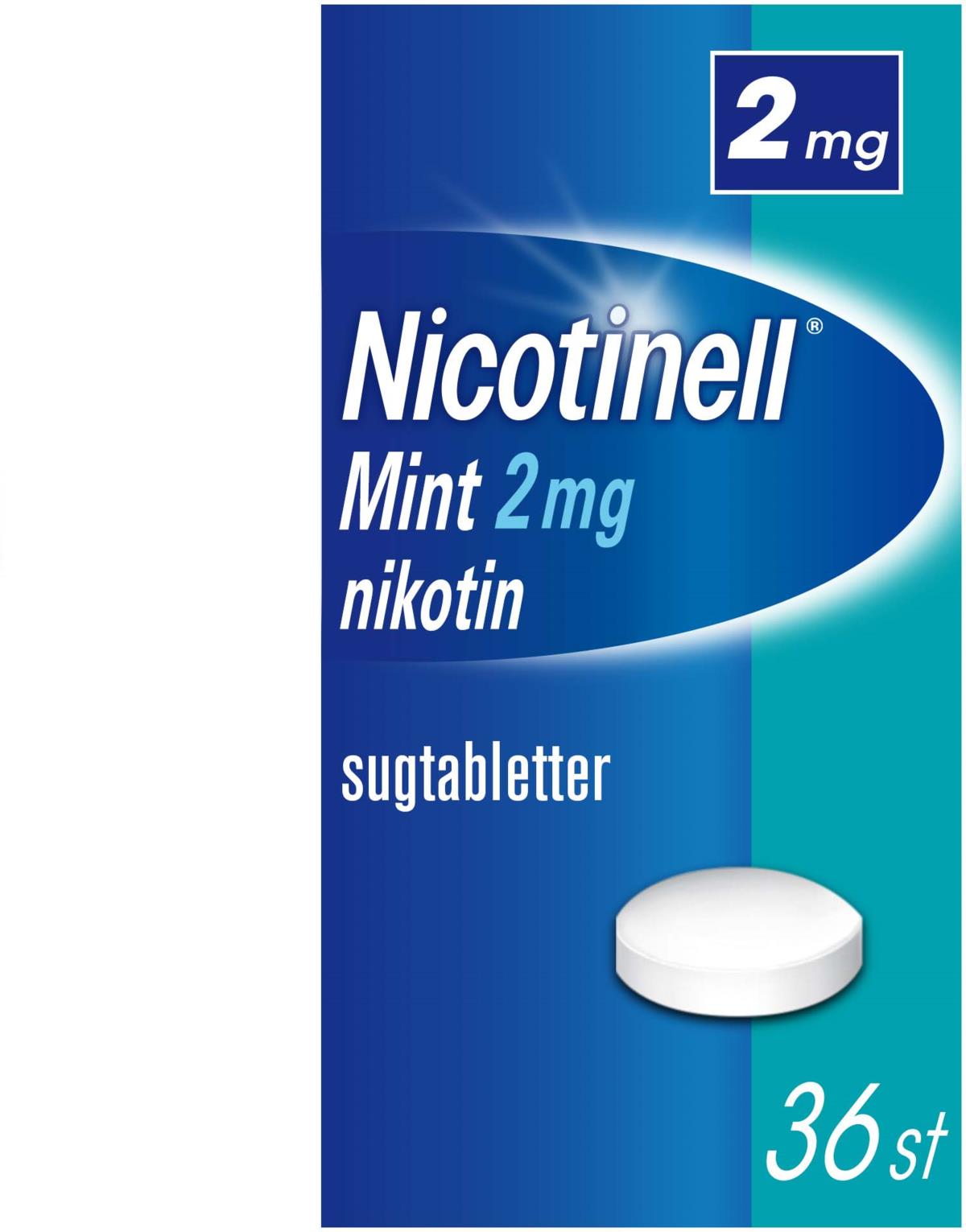 NICOTINELL cpr sucer 2 mg mint 36 pce