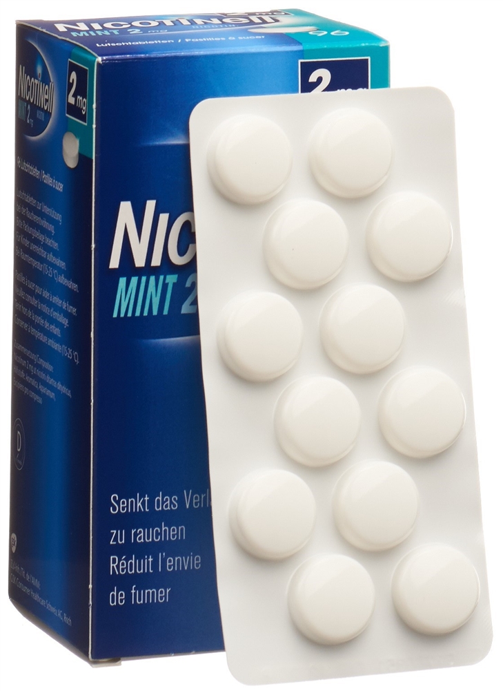 Nicotinell Mint 2 mg, Lutschtabletten