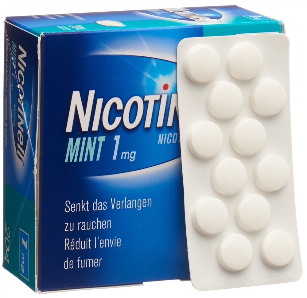 Nicotinell Mint 1 mg, Lutschtabletten