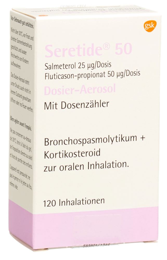Seretide 50, Dosier-Aerosol