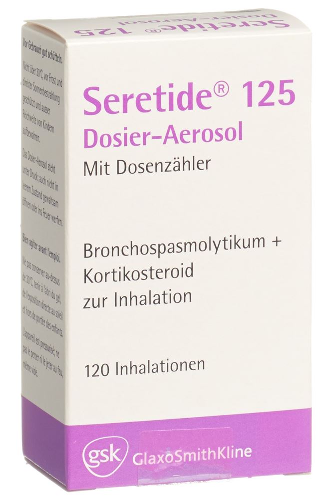 SERETIDE 125 aéros doseur 120 dos