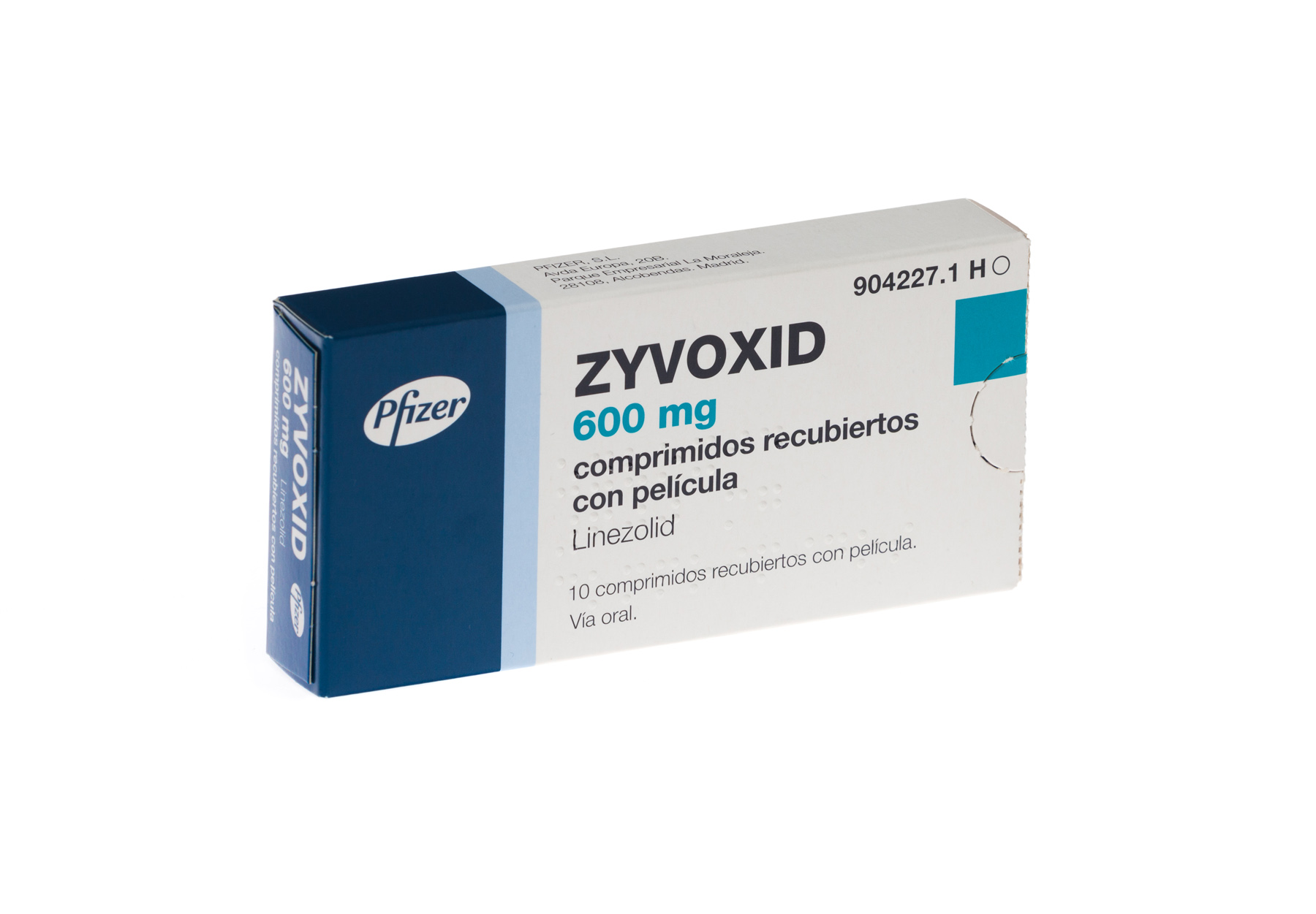 ZYVOXID cpr pell 600 mg 10 pce