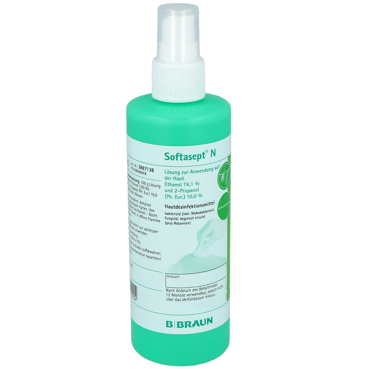SOFTASEPT N incolore désinfect peau fl 250 ml