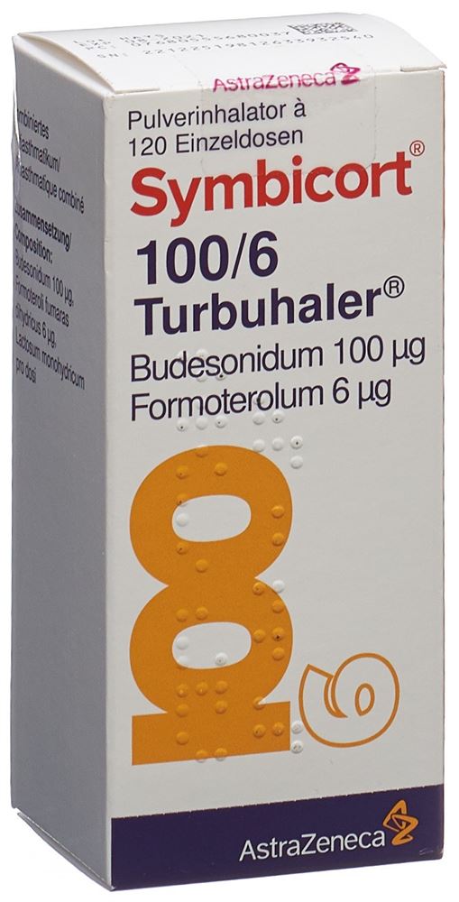 Symbicort 100/6 Turbuhaler, Pulver zur Inhalation