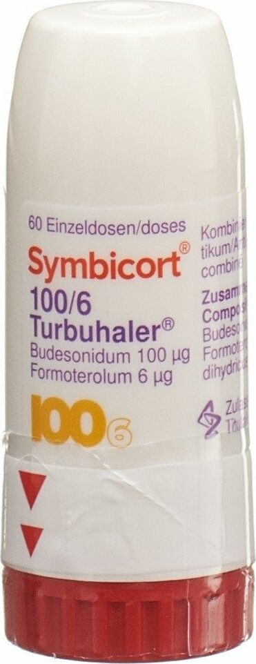 SYMBICORT 100/6 turbuhaler 120 dos