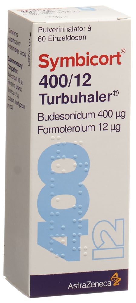 Symbicort 400/12 Turbuhaler, Pulver zur Inhalation