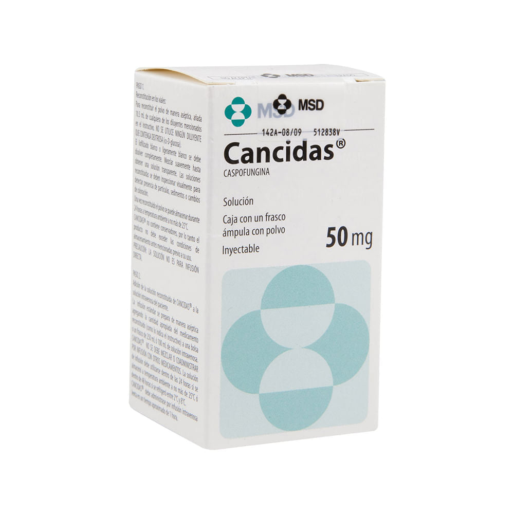 CANCIDAS subst sèche 50 mg flac