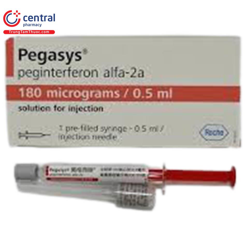 PEGASYS sol inj 180 mcg/0.5 ml ser pré 4 x 0.5 ml
