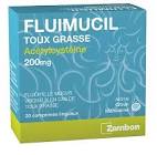 FLUIMUCIL toux grasse cpr ling 200 mg 20 pce