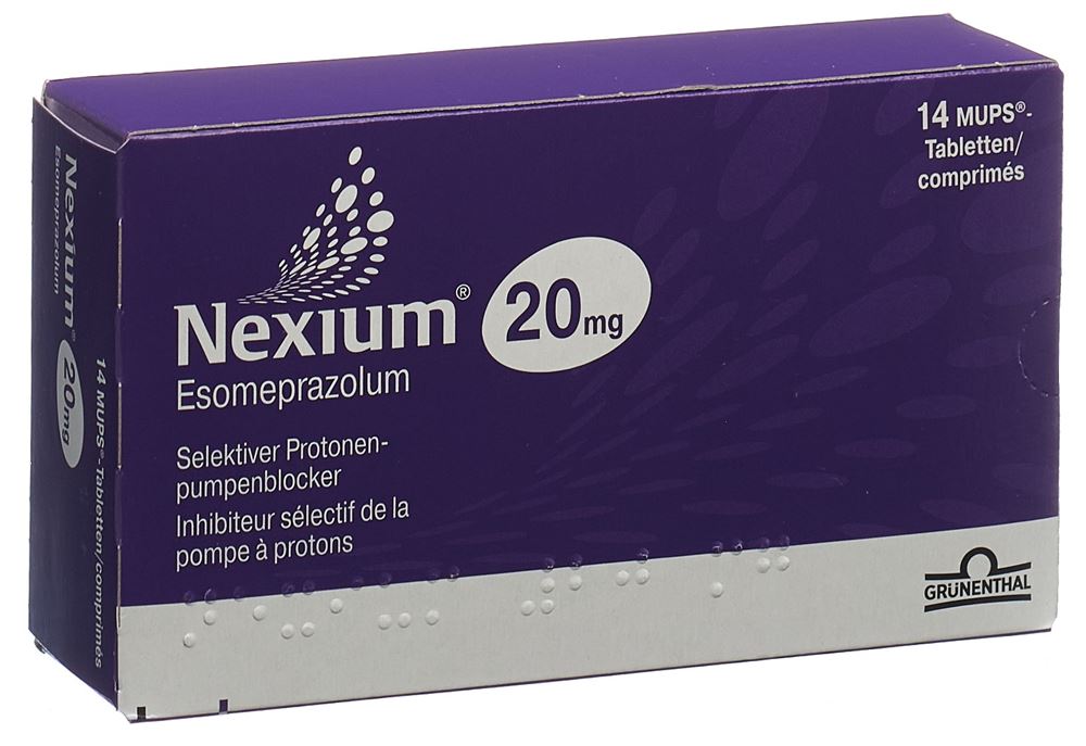 NEXIUM Mups cpr 20 mg 14 pce