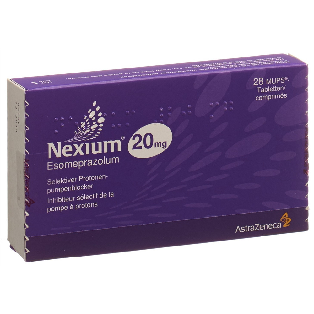 NEXIUM Mups cpr 20 mg 28 pce