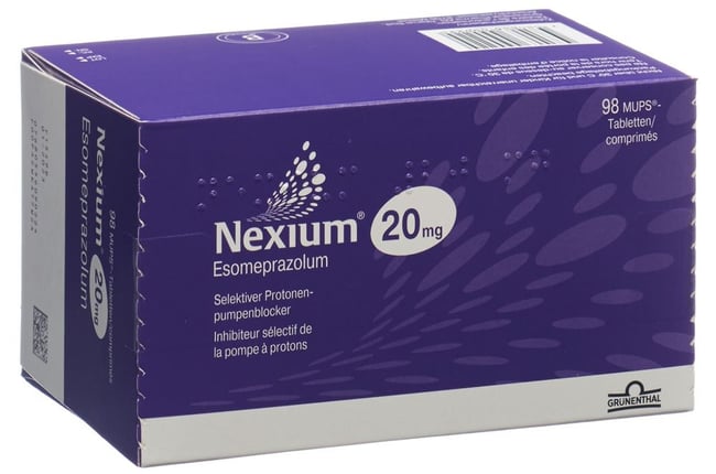 NEXIUM Mups cpr 20 mg 98 pce