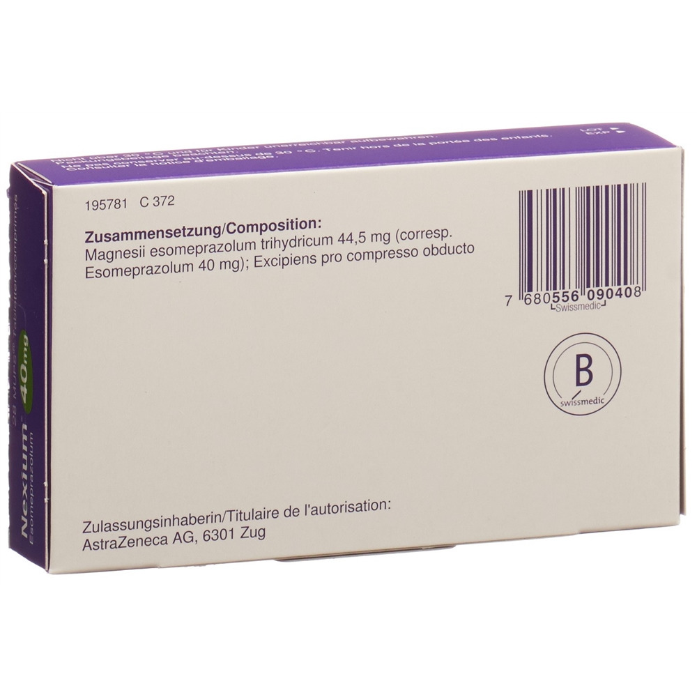 NEXIUM Mups cpr 40 mg 28 pce
