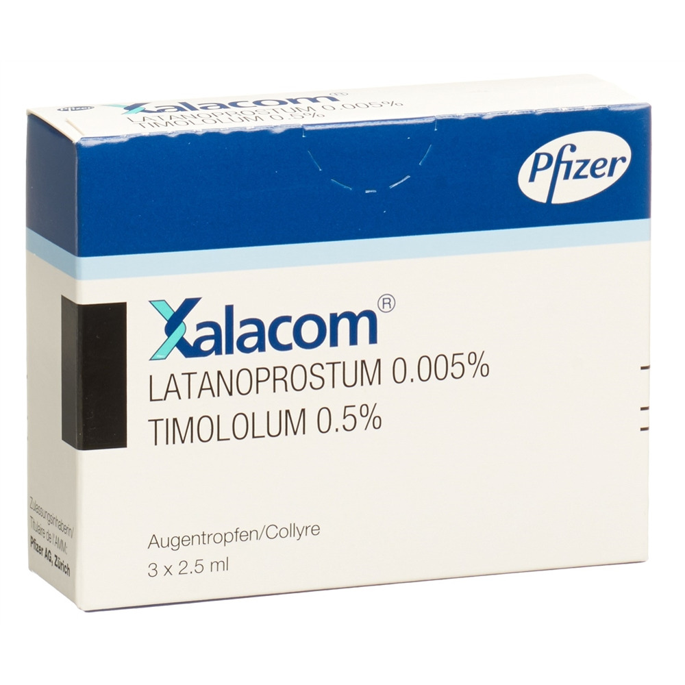 XALACOM gtt opht 3 fl 2.5 ml