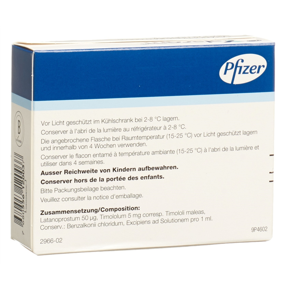 XALACOM gtt opht 3 fl 2.5 ml