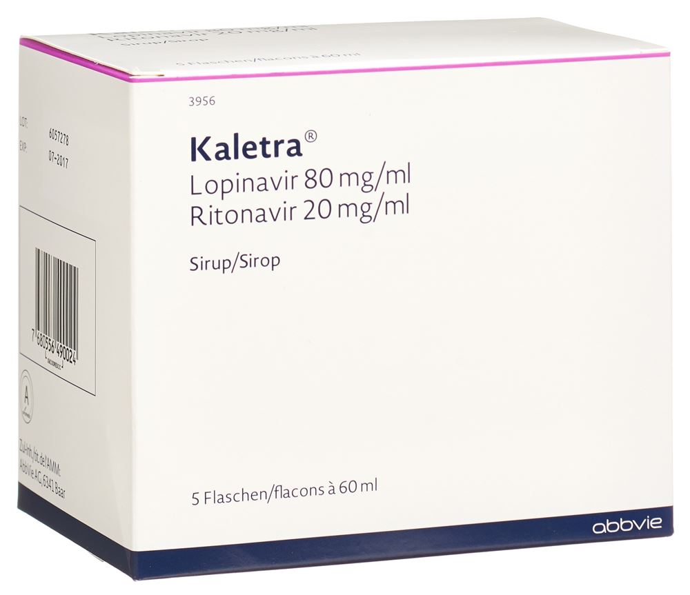 Kaletra, Sirup