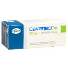 CAVERJECT DC subst sèche 20 mcg ser pré 2 pce