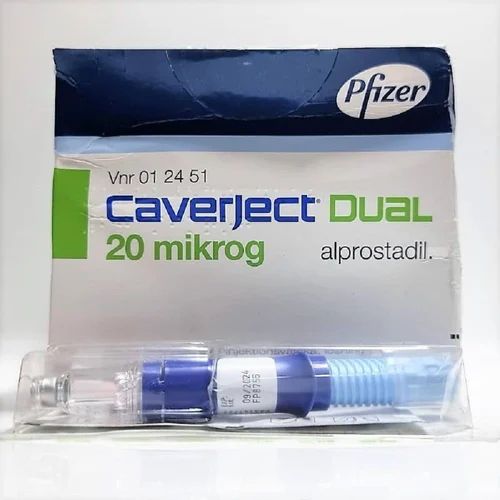 CAVERJECT DC subst sèche 20 mcg ser pré 2 pce