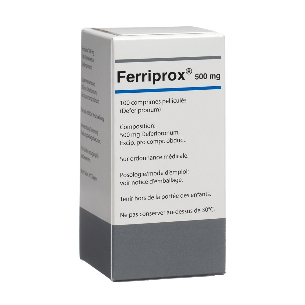 FERRIPROX cpr pell 500 mg bte 100 pce