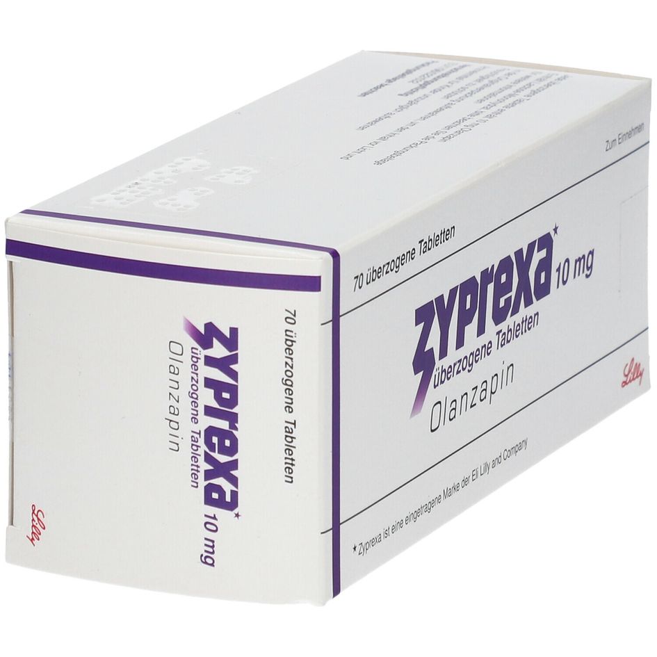 ZYPREXA subst sèche 10 mg fl