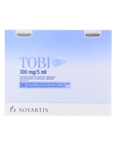TOBI sol inhal 300 mg/5ml 56 amp 5 ml