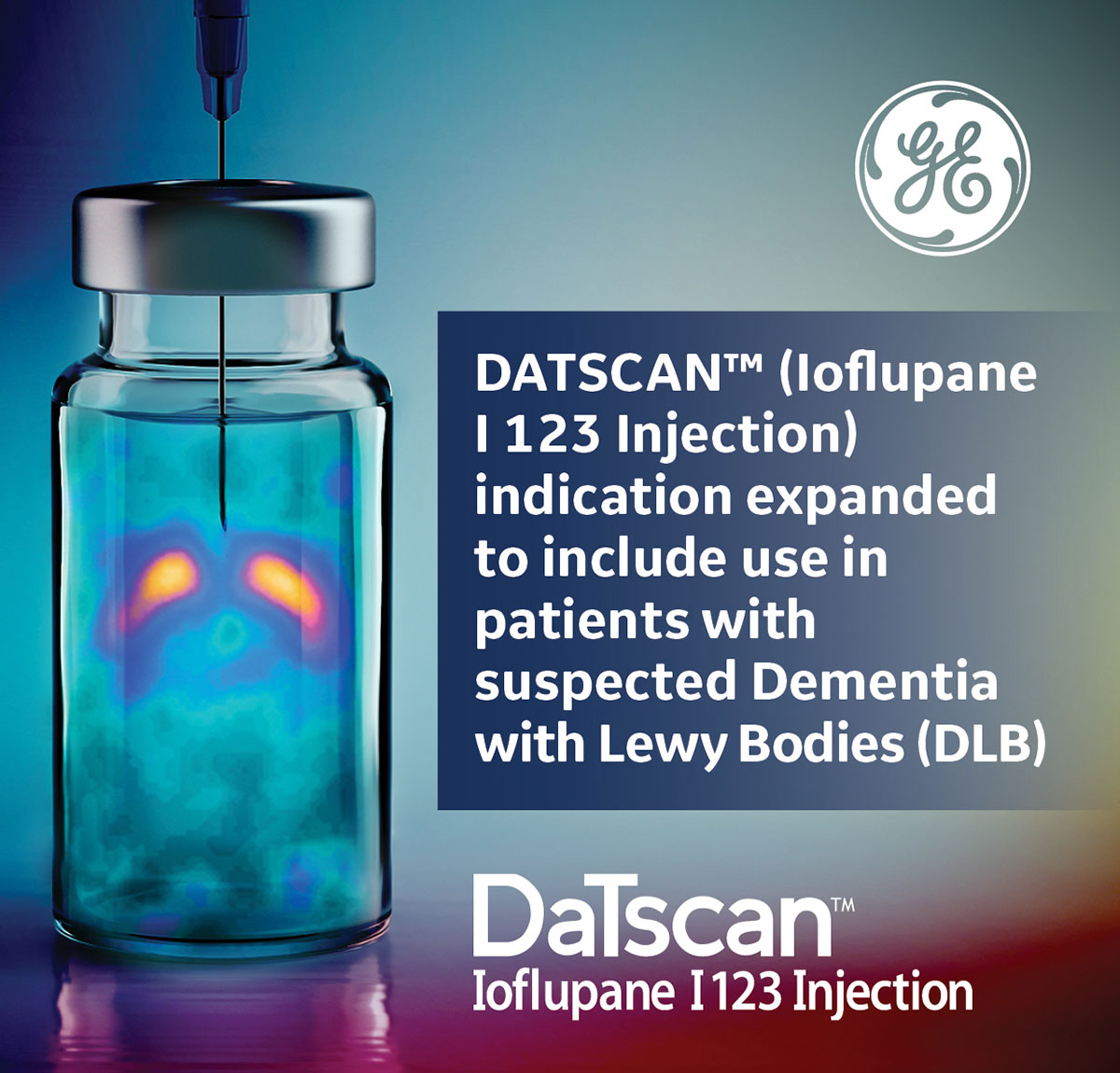 DATSCAN 123 I-Ioflupane sol inj flac 2.5 ml