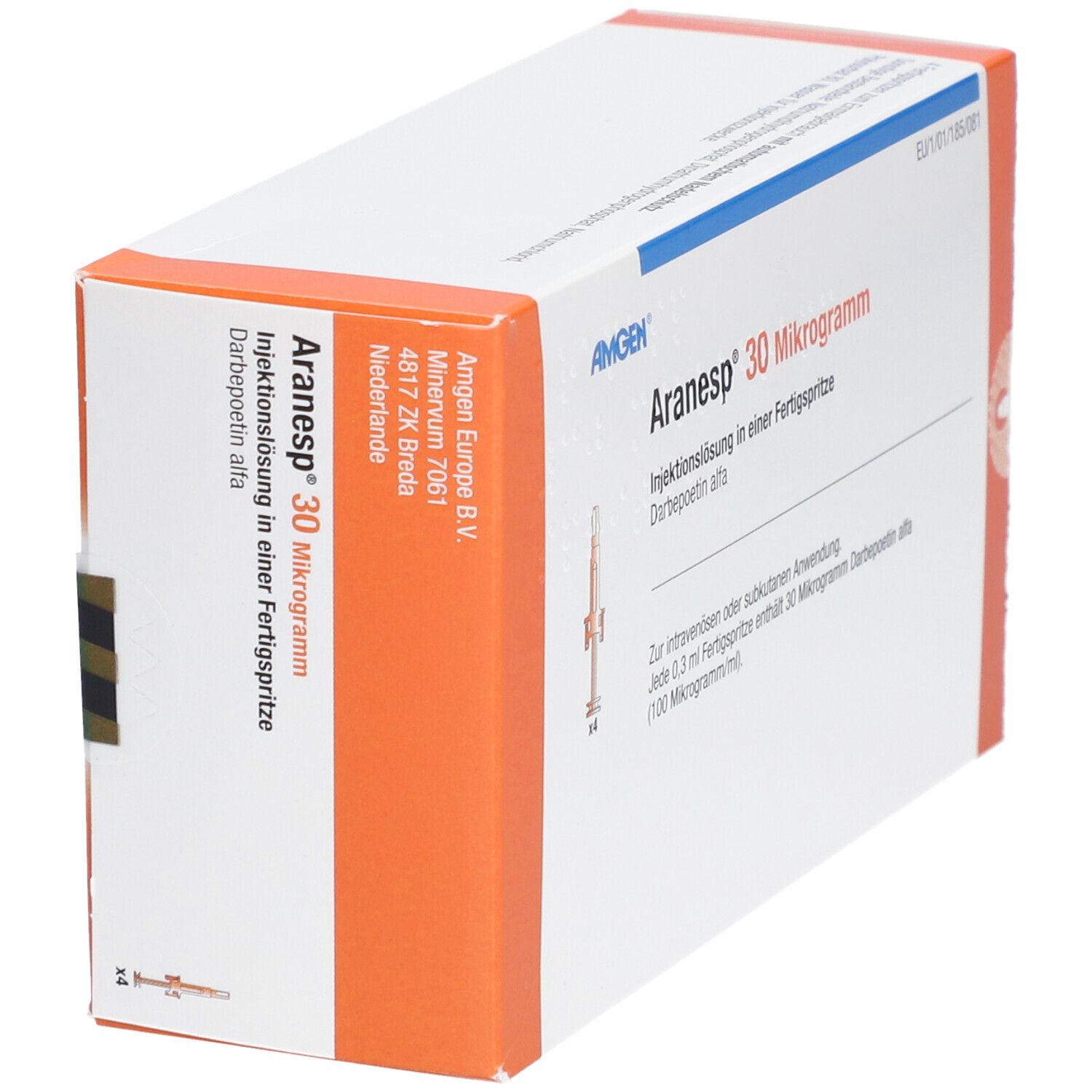 ARANESP 30 mcg a système protection ser pré 4 pce