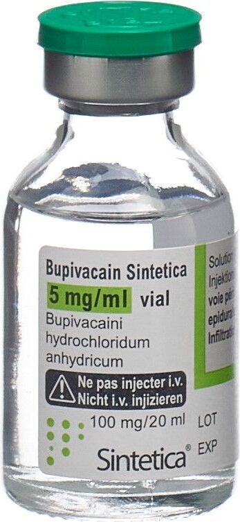 BUPIVACAIN Sintetica 100 mg/20ml vial 20 ml