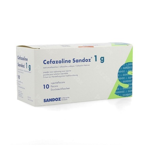 CEFAZOLINE Sandoz subst sèche 1 g flac 10 pce