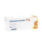 Cefazolin Sandoz 2 g i.v., Pulver zur Herstellung einer Infusionslösung