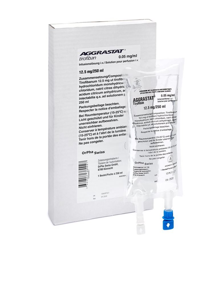 AGGRASTAT sol perf 12.5 mg/250ml Freeflex 250 ml