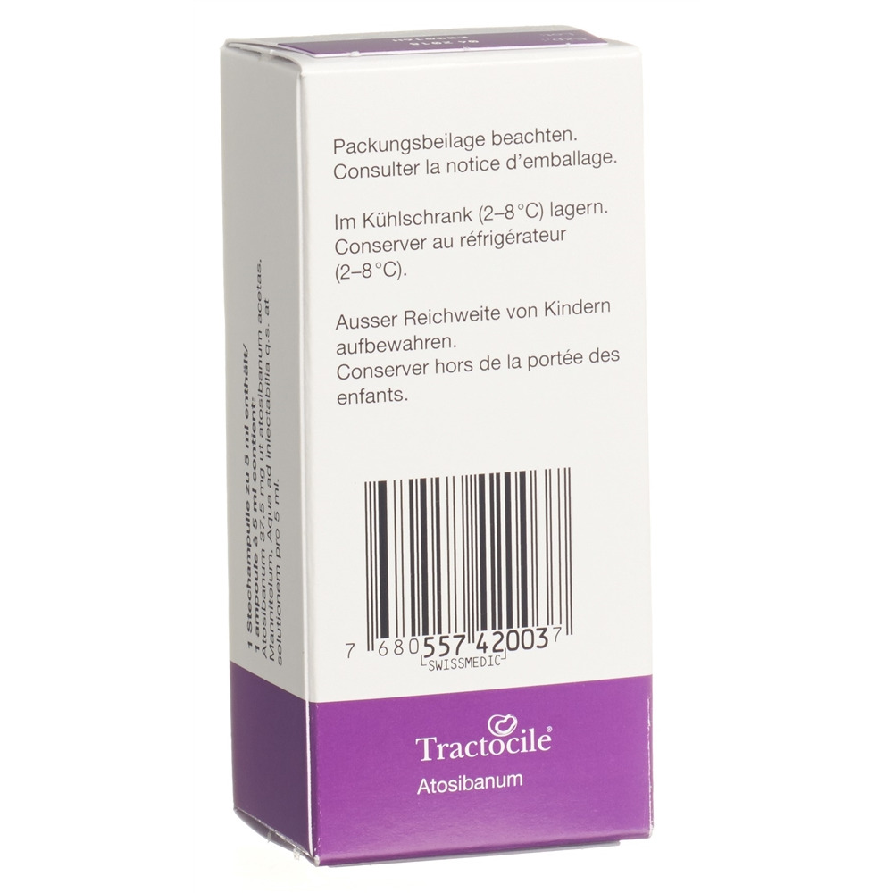 Tractocile 37.5 mg / 5 ml, Konzentrat zur Herstellung einer Infusionslösung