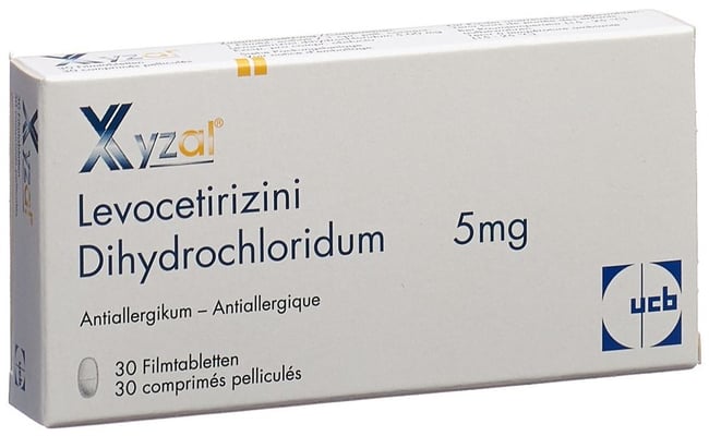 XYZAL cpr pell 5 mg sécable 30 pce