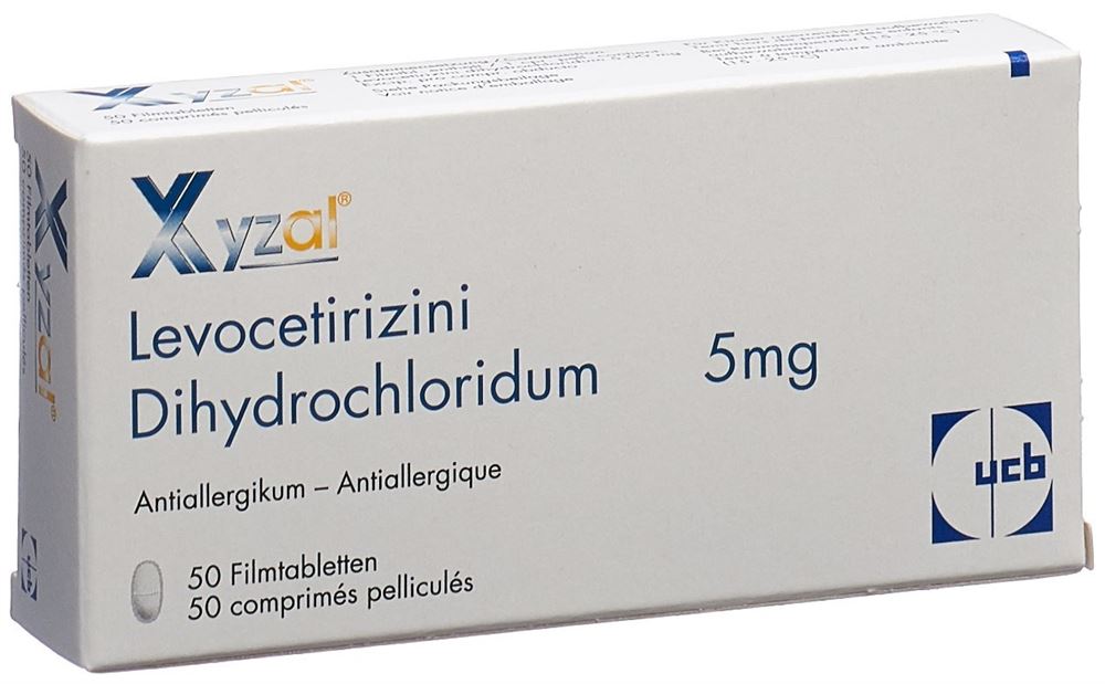 Xyzal, comprimés pelliculés