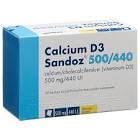 Calcium D3 Sandoz 500/440, Kautabletten mit Orangenaroma