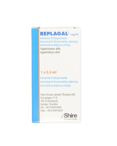 REPLAGAL conc perf 3.5 mg/3.5ml flac 3.5 ml