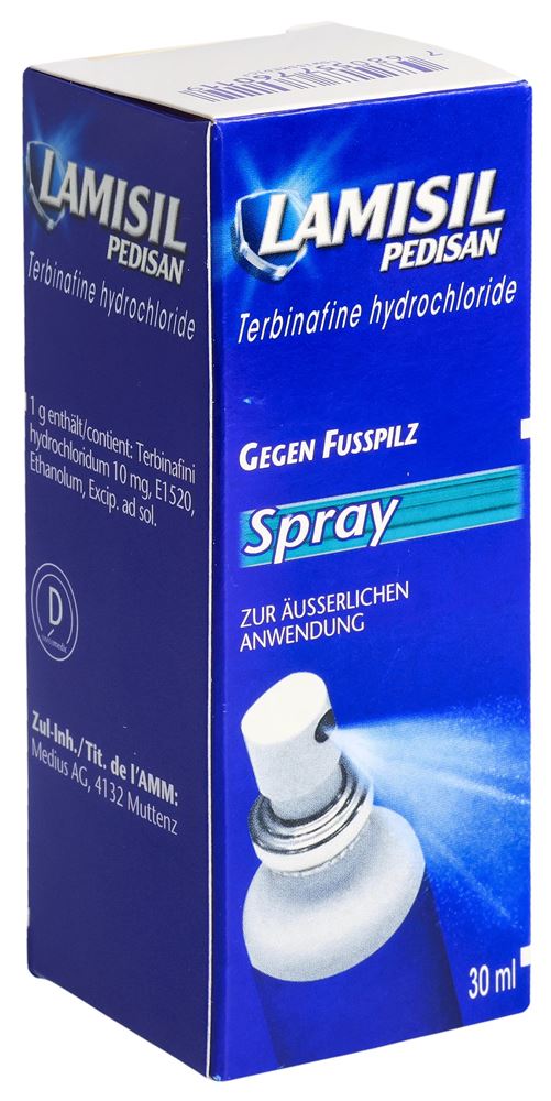LAMISIL PEDISAN 10 mg/g  spray 30 ml