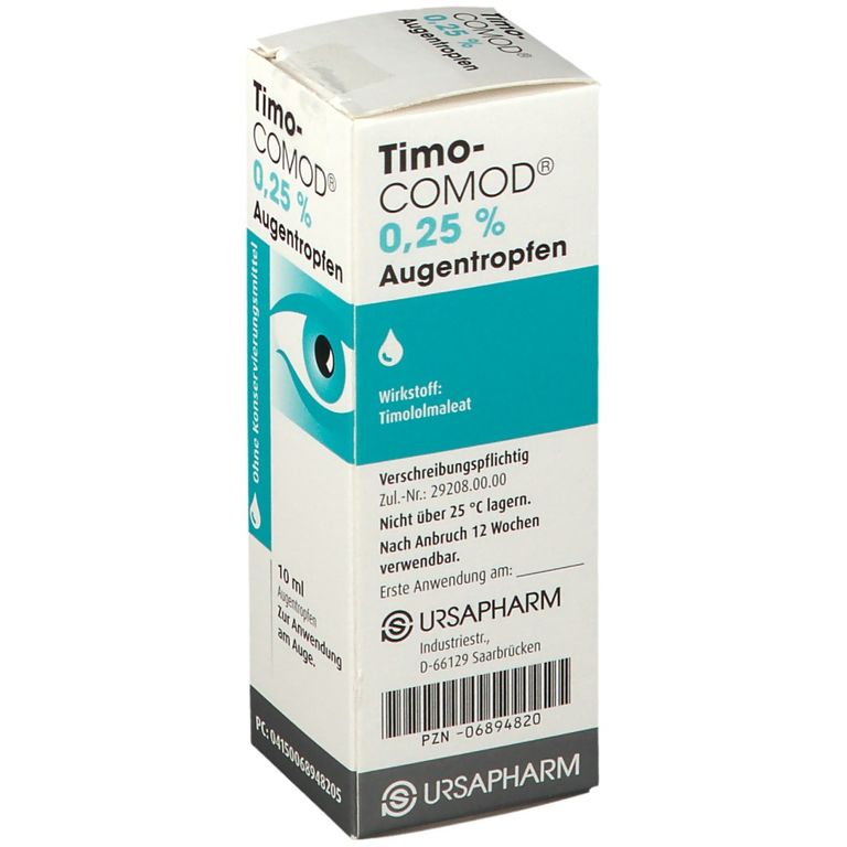TIMO-COMOD gtt opht 0.25 % fl 10 ml