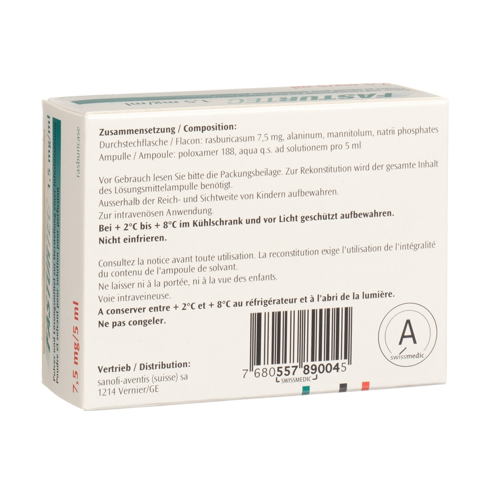 FASTURTEC subst sèche 7.5 mg c solv flac