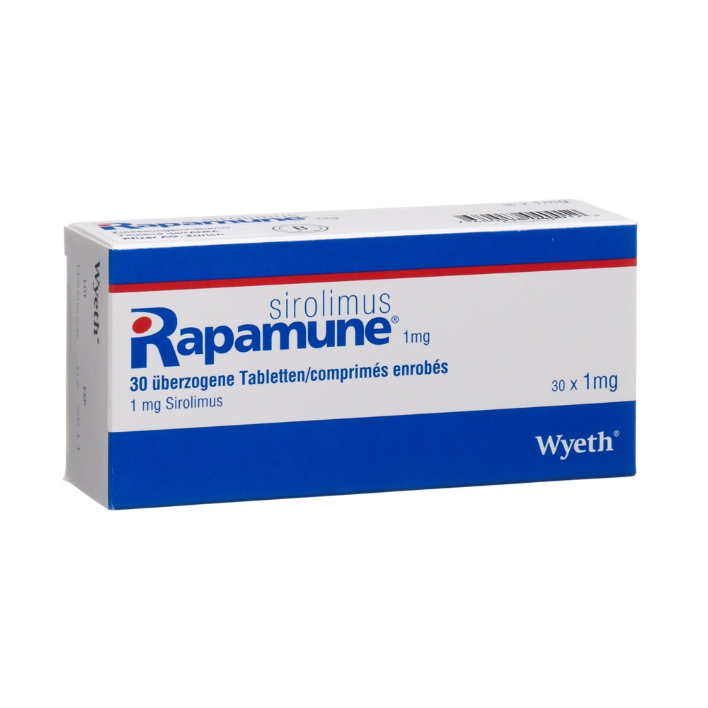 RAPAMUNE cpr 1 mg 30 pce