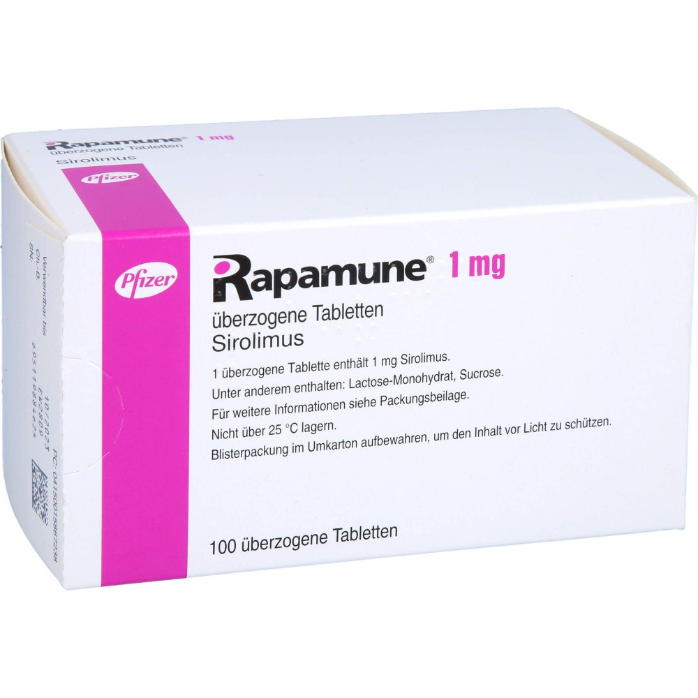 RAPAMUNE cpr 1 mg 100 pce